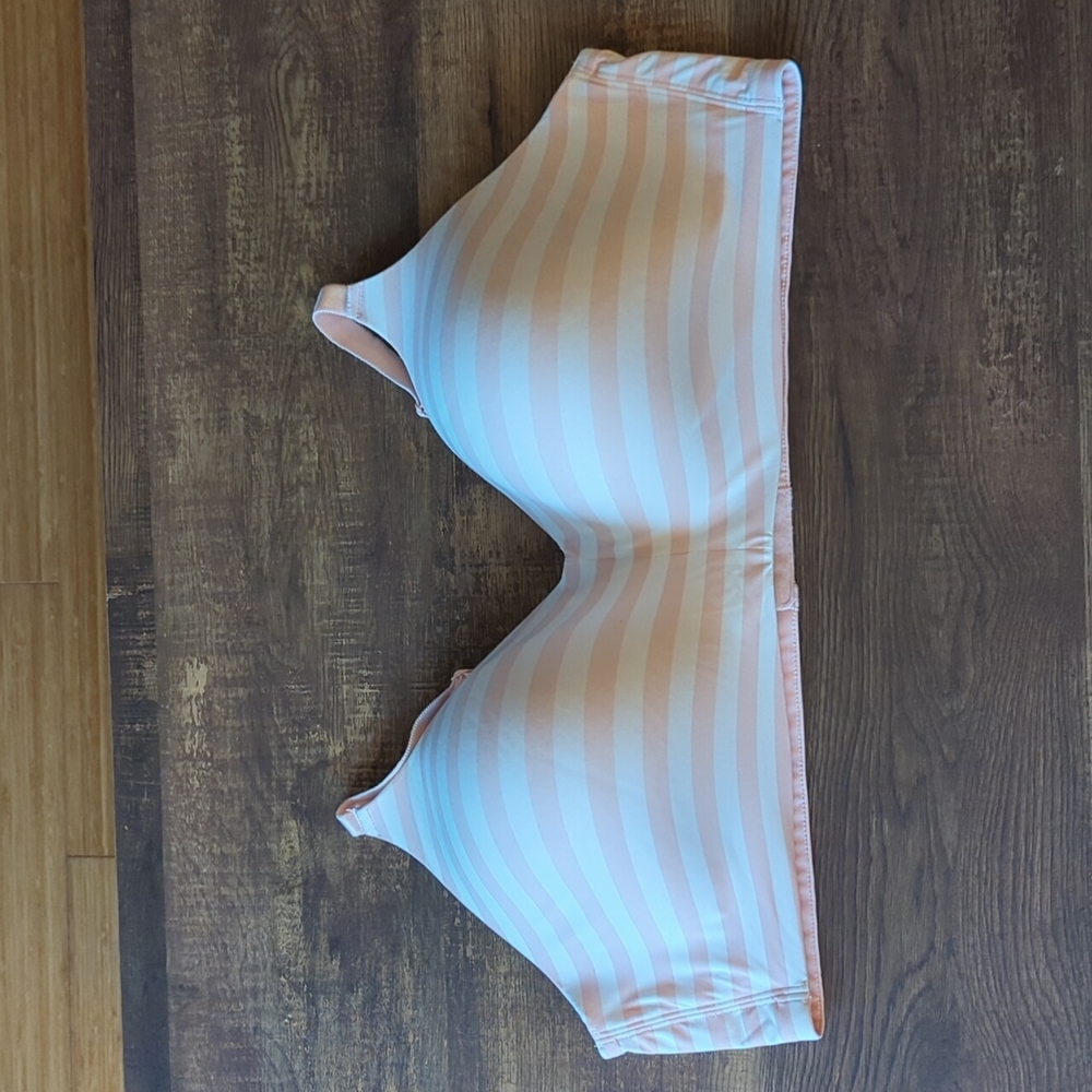 Torrid Breast Cancer Awareness Pink Striped Wire-Free Everyday Bra